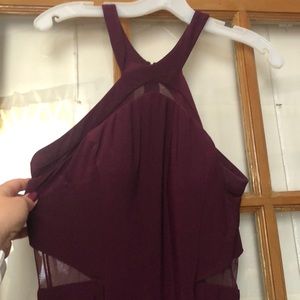 Formalwae dress with cutouts. Never warn